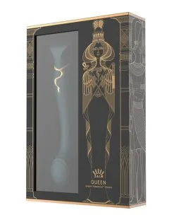 Zalo - Queen PulseWave Vibrator - Smaragd Groen -Sex Toys winkel ZALO Queen PulseWave vibrator smaragd groen 3