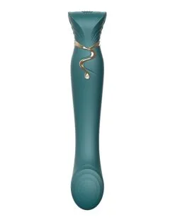 Zalo - Queen PulseWave Vibrator - Smaragd Groen -Sex Toys winkel ZALO Queen PulseWave vibrator smaragd groen 5