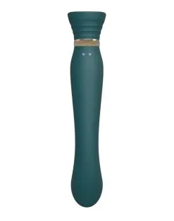 Zalo - Queen PulseWave Vibrator - Smaragd Groen -Sex Toys winkel ZALO Queen PulseWave vibrator smaragd groen 7