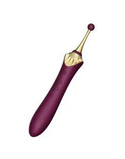 Zalo - Verwarmde Pinpoint Clitoris Vibrator Bess 2 Met Extra Opzetstukken - Paars -Sex Toys winkel ZALO Verwarmde Pinpoint Clitoris Vibrator Bess 2 met extra opzetstukken paars 4