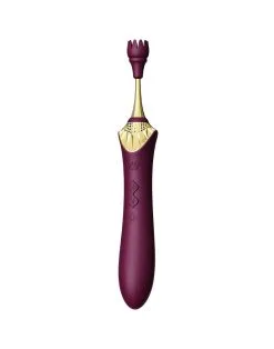 Zalo - Verwarmde Pinpoint Clitoris Vibrator Bess 2 Met Extra Opzetstukken - Paars -Sex Toys winkel ZALO Verwarmde Pinpoint Clitoris Vibrator Bess 2 met extra opzetstukken paars 9