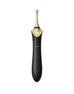 Zalo - Verwarmde Pinpoint Clitoris Vibrator Bess 2 Met Extra Opzetstukken - Zwart -Sex Toys winkel ZALO Verwarmde Pinpoint Clitoris Vibrator Bess 2 met extra opzetstukken zwart 12