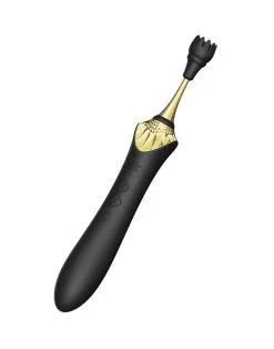 Zalo - Verwarmde Pinpoint Clitoris Vibrator Bess 2 Met Extra Opzetstukken - Zwart -Sex Toys winkel ZALO Verwarmde Pinpoint Clitoris Vibrator Bess 2 met extra opzetstukken zwart 5
