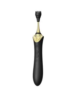 Zalo - Verwarmde Pinpoint Clitoris Vibrator Bess 2 Met Extra Opzetstukken - Zwart -Sex Toys winkel ZALO Verwarmde Pinpoint Clitoris Vibrator Bess 2 met extra opzetstukken zwart 9