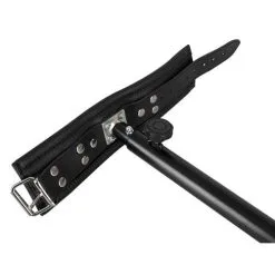 Zado - Metalen Spreidstang Uitschuifbaar Met Leren Boeien - Zwart -Sex Toys winkel Zado Metalen Spreidstang Uitschuifbaar met leren boeien zwart 7