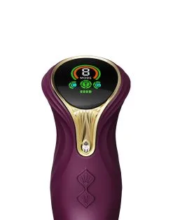 Zalo - Mose - Stotende Tarzan Vibrator - Thrusting Rabbit Vibrator - Amethyst Paars -Sex Toys winkel Zalo Mose Stotende Tarzan Vibrator Thrusting Rabbit Vibrator Amethyst Paars 3