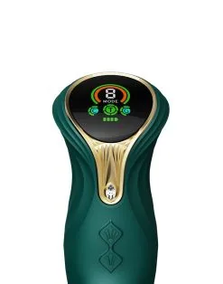 Zalo - Mose - Stotende Tarzan Vibrator - Thrusting Rabbit Vibrator - Smaragd Groen -Sex Toys winkel Zalo Mose Stotende Tarzan Vibrator Thrusting Rabbit Vibrator Smaragd Groen 3