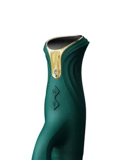 Zalo - Mose - Stotende Tarzan Vibrator - Thrusting Rabbit Vibrator - Smaragd Groen -Sex Toys winkel Zalo Mose Stotende Tarzan Vibrator Thrusting Rabbit Vibrator Smaragd Groen 4