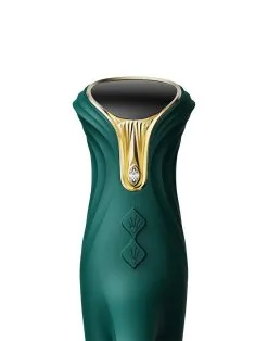 Zalo - Mose - Stotende Tarzan Vibrator - Thrusting Rabbit Vibrator - Smaragd Groen -Sex Toys winkel Zalo Mose Stotende Tarzan Vibrator Thrusting Rabbit Vibrator Smaragd Groen 5