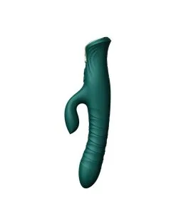 Zalo - Mose - Stotende Tarzan Vibrator - Thrusting Rabbit Vibrator - Smaragd Groen -Sex Toys winkel Zalo Mose Stotende Tarzan Vibrator Thrusting Rabbit Vibrator Smaragd Groen 7