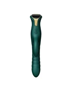 Zalo - Mose - Stotende Tarzan Vibrator - Thrusting Rabbit Vibrator - Smaragd Groen -Sex Toys winkel Zalo Mose Stotende Tarzan Vibrator Thrusting Rabbit Vibrator Smaragd Groen 8