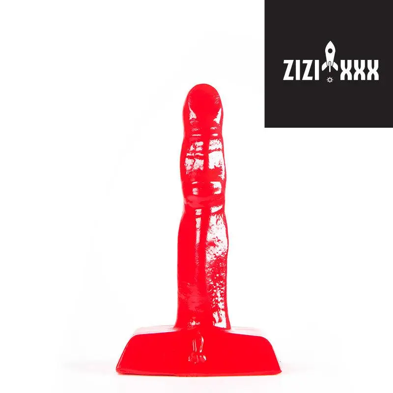 ZiZi - Buttplug One Finger 10 X 2 Cm - Rood 2 ZiZi - Buttplug One Finger 10 X 2 Cm - Rood - Afbeelding 2