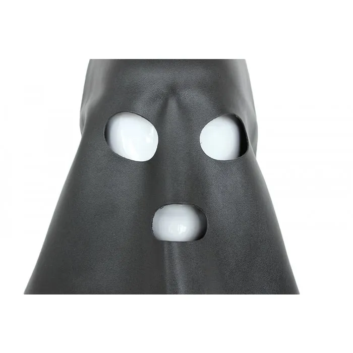 Kiotos Zwart Middeleeuws XXX BDSM Masker Met Punt Van PVC 4 Kiotos Zwart Middeleeuws XXX BDSM Masker Met Punt Van PVC - Afbeelding 4