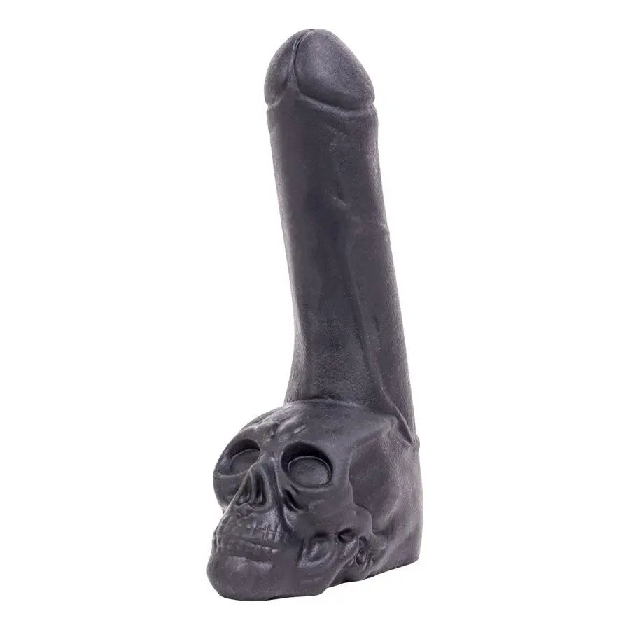 O-products Zwarte Dildo Met Doodshoofd - Skull Dildo - 28,5 X 6,5 Cm - Zwart 1 O-products Zwarte Dildo Met Doodshoofd - Skull Dildo - 28,5 X 6,5 Cm - Zwart