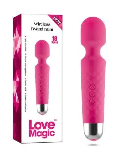 Love Magic IWand Mini Wand Vibrator - Roze